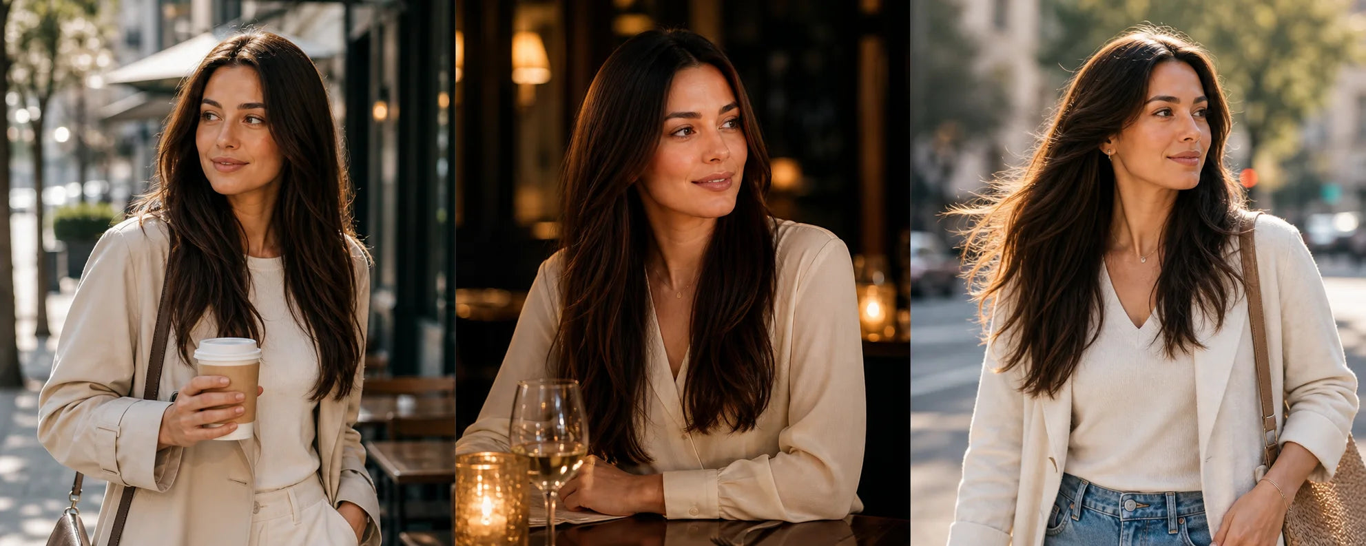 Lightweight Halo worn for coffee, dinner and weekend city plans