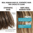 SISIYUYU Halo Hair Extensions Real Remy Human Hair, 12 Inch, 95g, Chocolate Brown Caramel Balayage, Invisible Wire for Thin Hair & Natural Volume - image 5