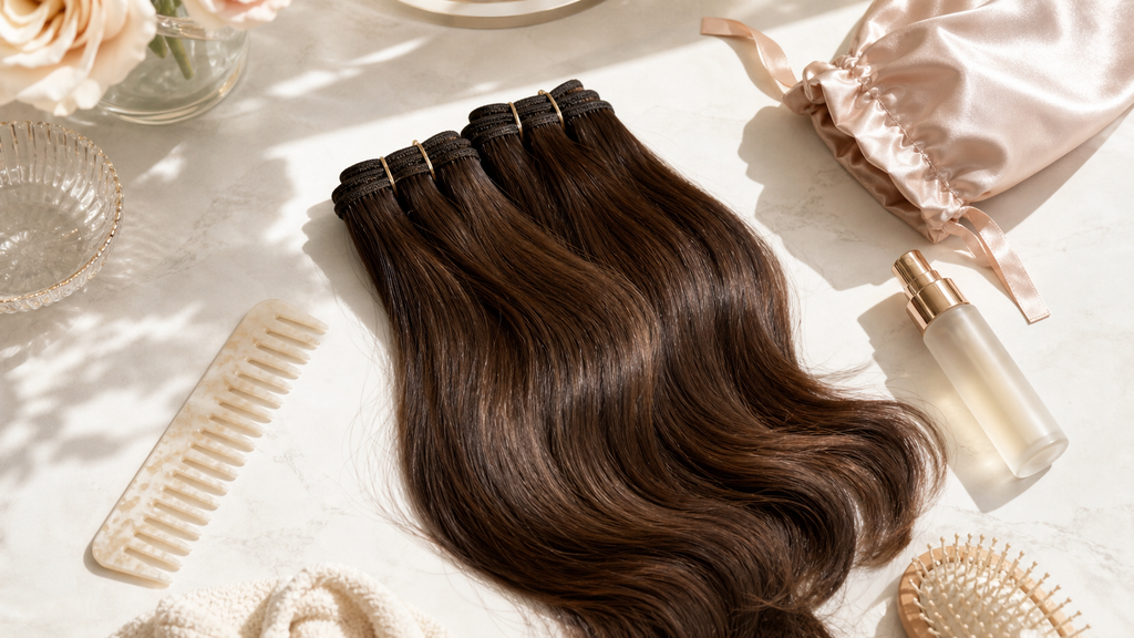 SISIYUYU Invisible Tape-In Human Hair Extensions