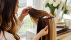 SISIYUYU Double Drawn Halo Human Hair Extensions