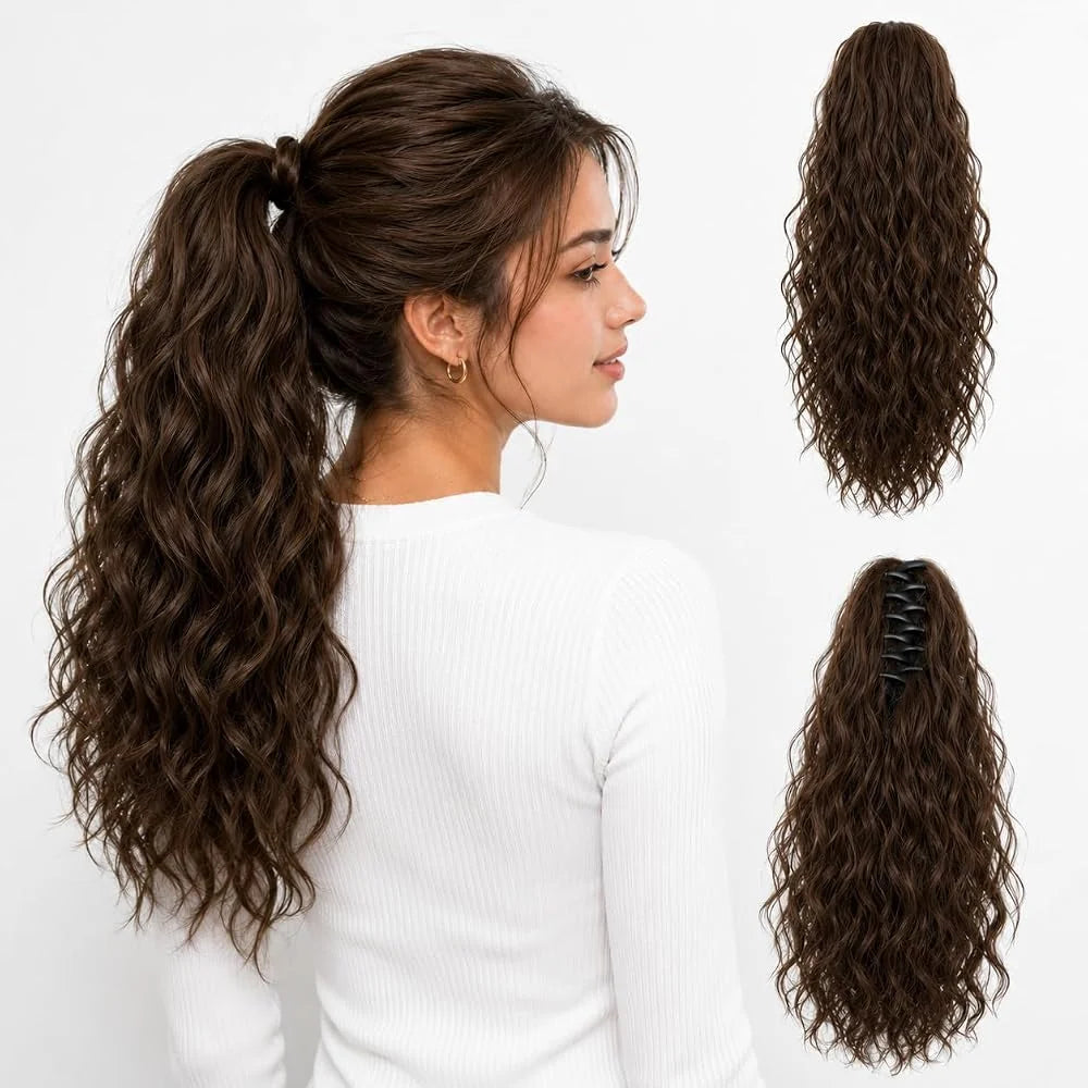 SISIYUYU 14 Inch 70g claw-clip ponytail product view