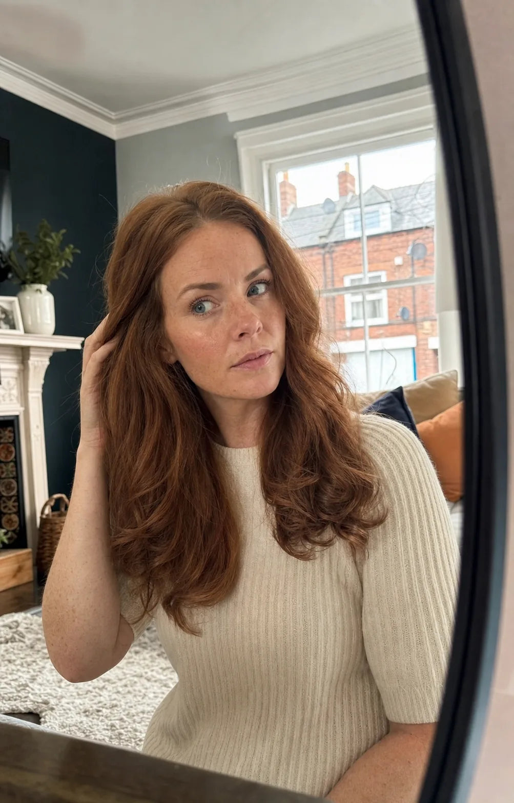 Soft auburn movement, Halo hair inspiration