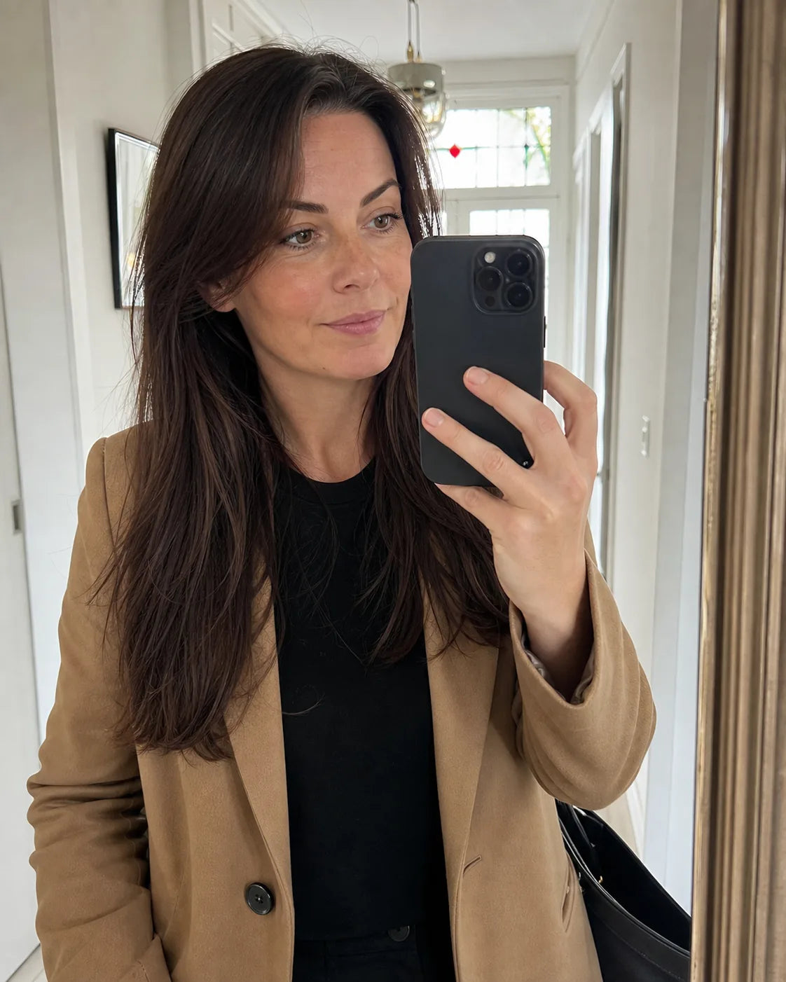 Dark layers for work, Tape-In hair inspiration