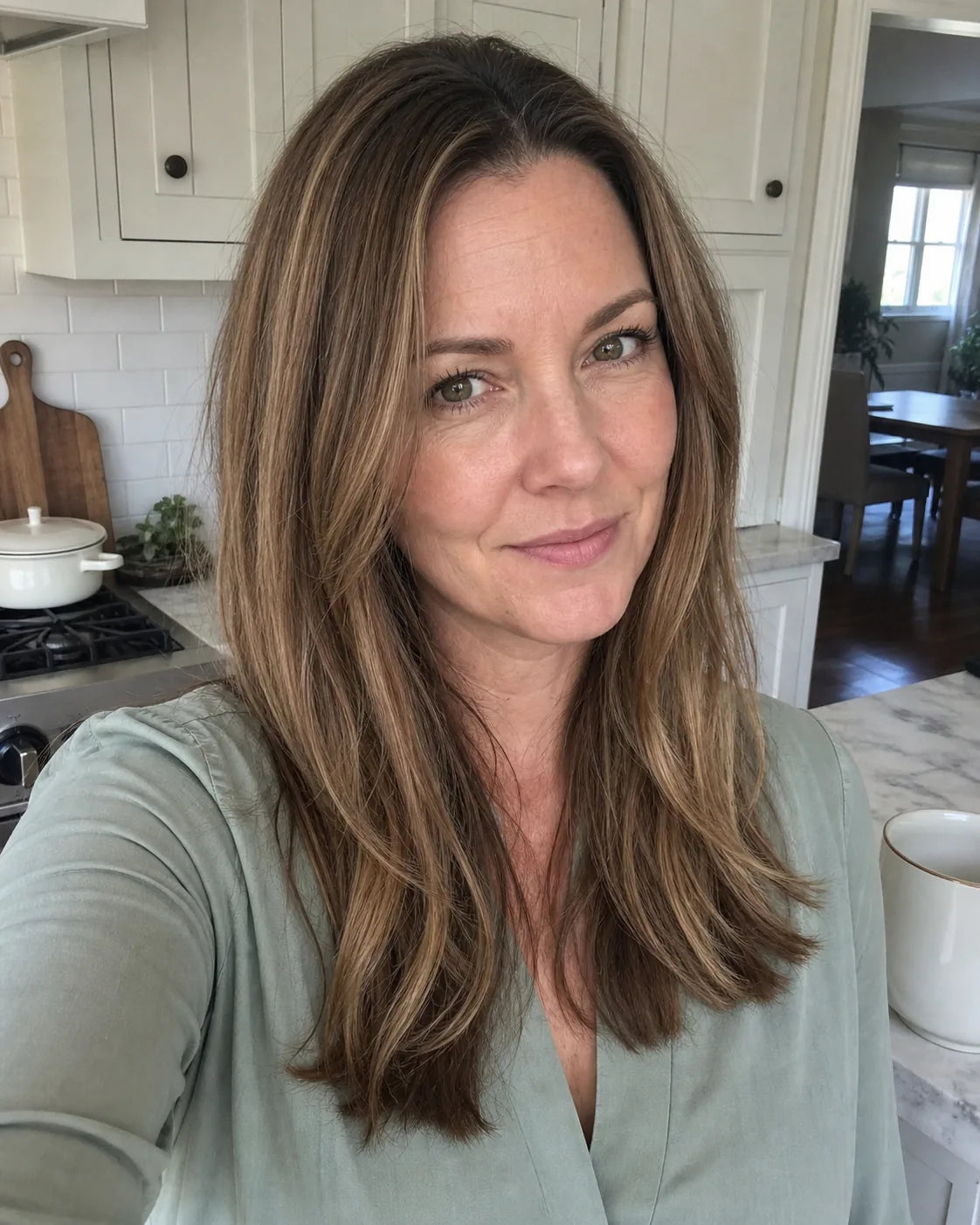 Warm balayage daily finish, Tape-In hair inspiration
